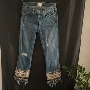 Ankle length fashion jeans